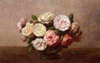 Fantin-Latour, Henri - Bowl of Roses